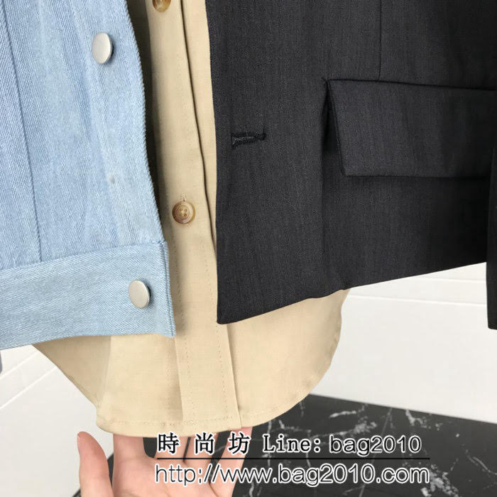 BURBERRY巴寶莉 Gosha rubchiskiy 聯名款 18FW秋冬新款外套 高版本情侶款 ydi2450